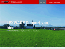 Tablet Screenshot of holtz-solutions.de